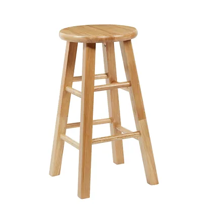 Natural Wood Barstool