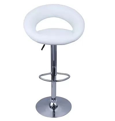 White Chateau Adjustable Barstool