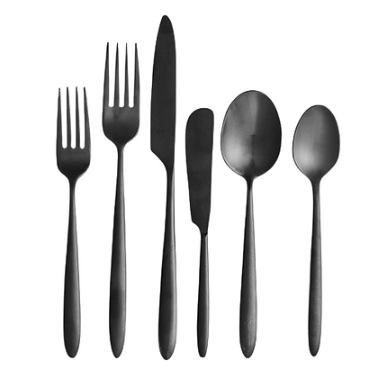 Black Matte Flatware