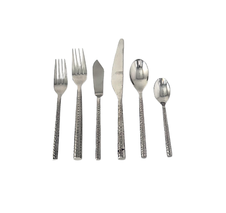 Callie Hammered Flatware