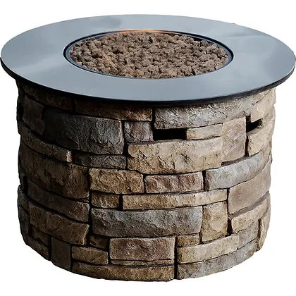 Stone Propane Fire Pit