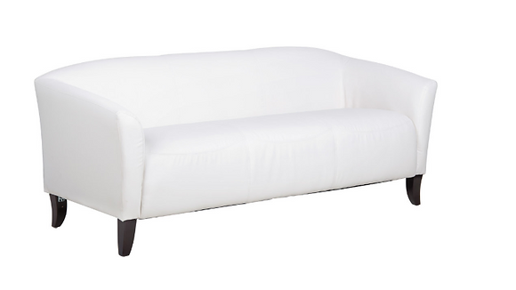 White Leather Sofa