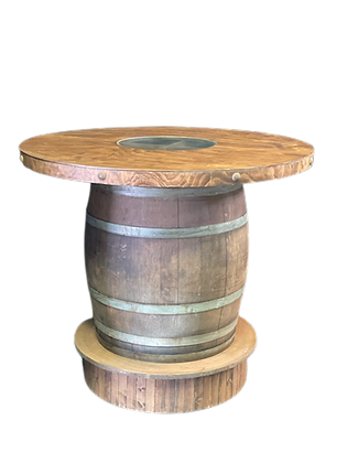 Wine Barrel Dessert Table 48″ Top