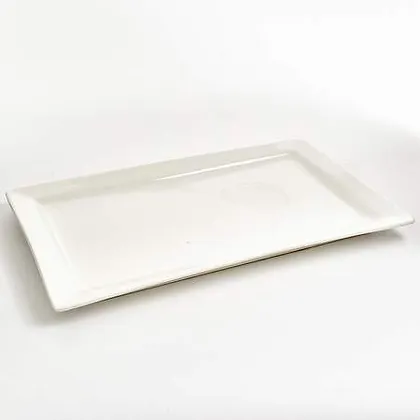 10.75 X 17.75 White Platter