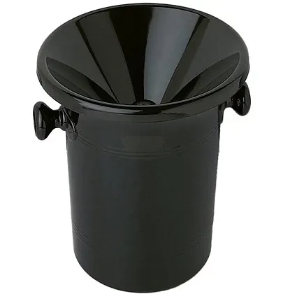 4 Qt Black Acrylic Spittoon