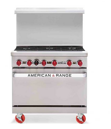 6 Burner Stove w/ Oven